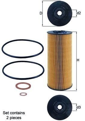MAHLE ORIGINAL-OX 137D1/S-3661840125